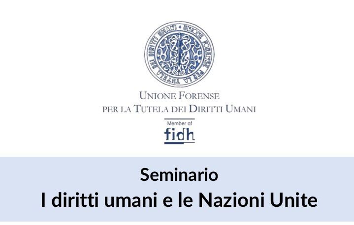 Ultimi giorni per l’iscrizione al Seminario su “I diritti umani e le